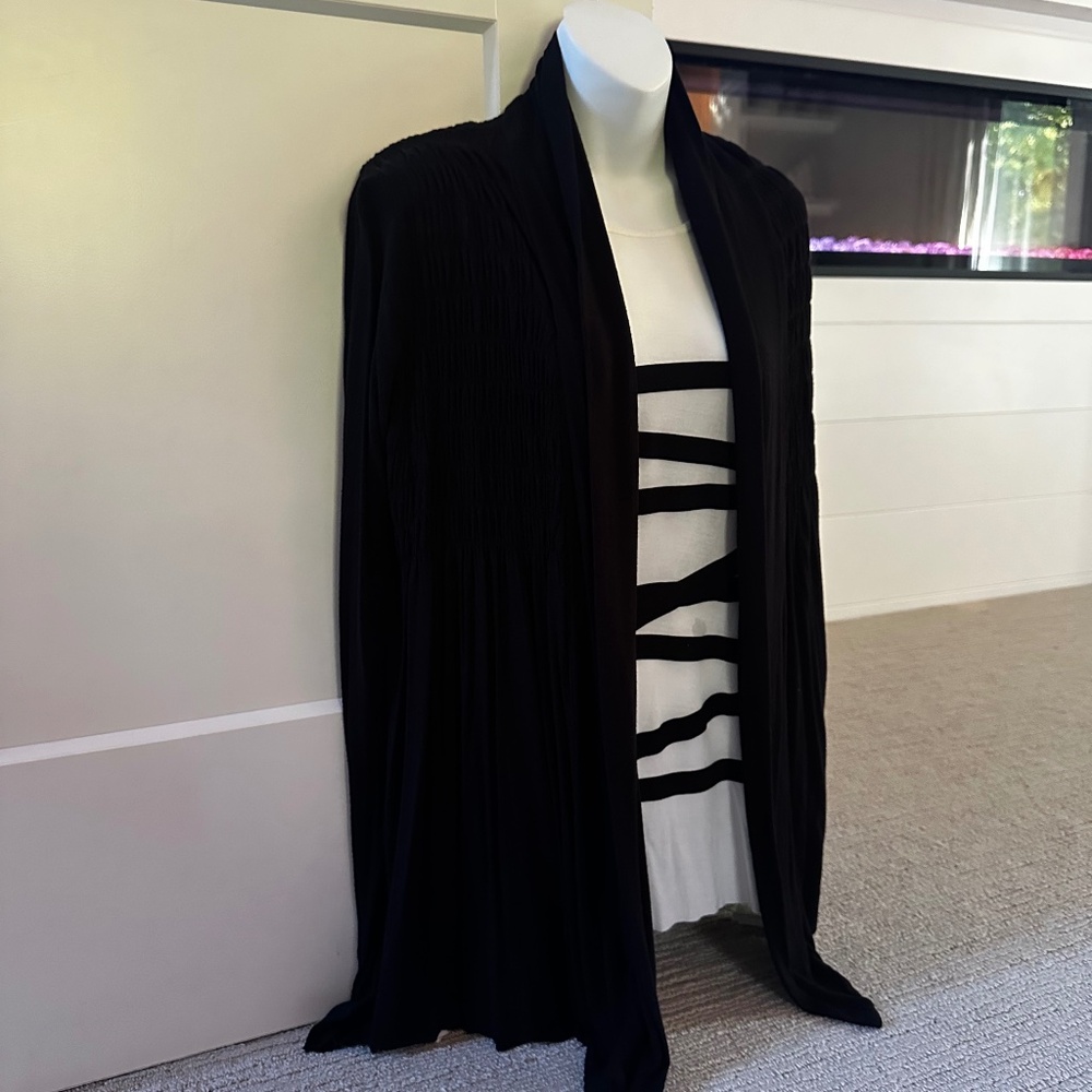 BAILEY 44 Bondage Long-Sleeve Tee + Black Cardigan Lot Sz M - Picture 3 of 4